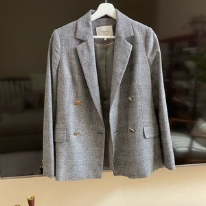 L.K. Bennett Plaid Print Blazer Size: S / USA 4 / EUR 36
